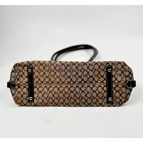 Guess Monogram Canvas Shoulder Bag - Picture 8 of 9
